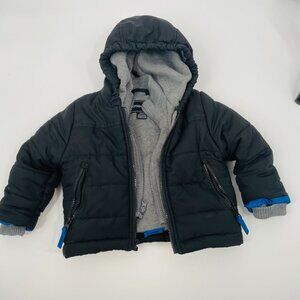 Rothschild black puffer jacket 3-6 months